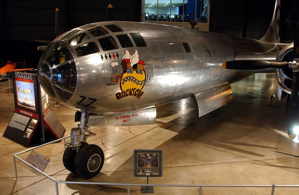 Tiró la bomba atómica sobre Nagasaki: dónde está hoy el avión "que puso fin a la Segunda Guerra Mundial"
