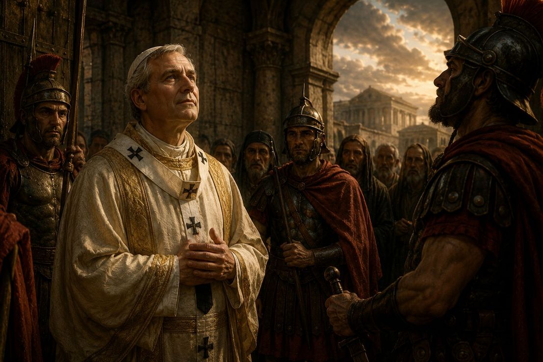 El pacificador de la cristiandad primitiva: el martirio y la fe inquebrantable del Papa San Juan I