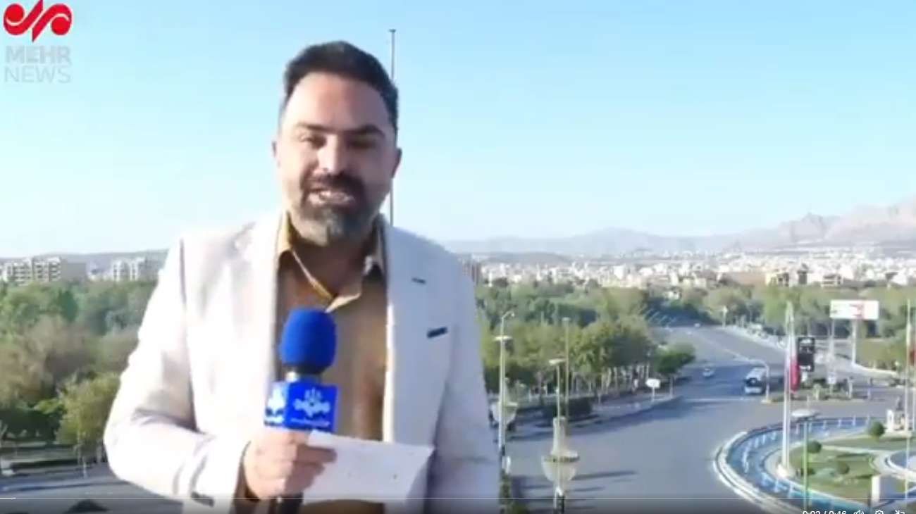 La TV iraní mostró imágenes de Isfahán este viernes: "Aquí todo está completamente normal"
