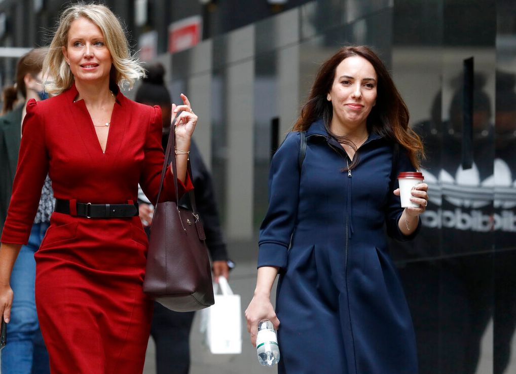 Stella Morris, la novia de Assange, protestó contra su extradición