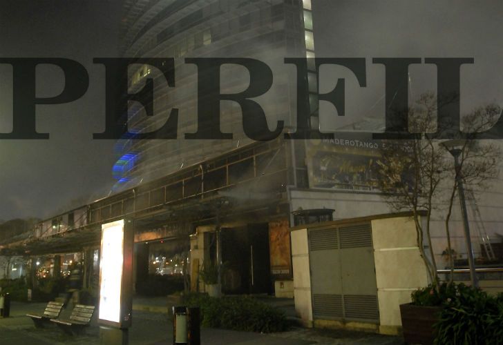Se incendió el restaurante Madero Tango
