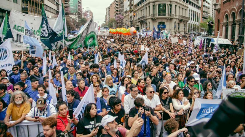 El día después de la marcha en el Senado