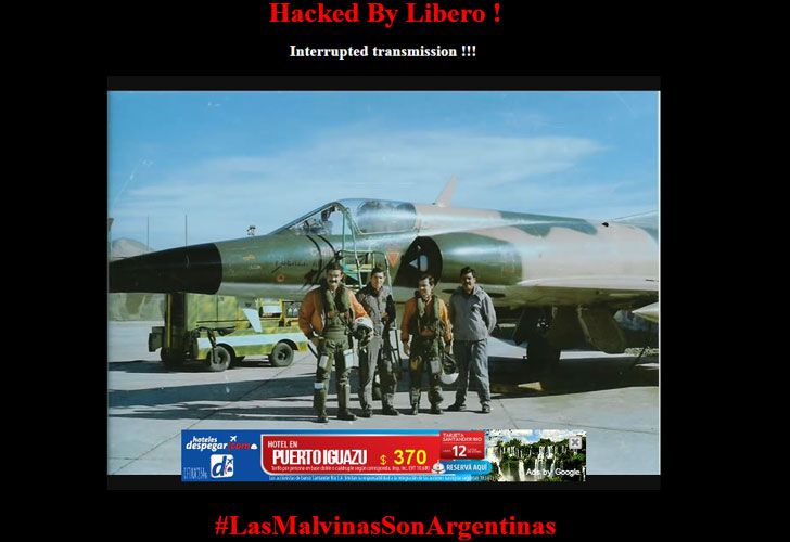 Anonymous hackeó sitios de Malvinas y puso el himno argentino
