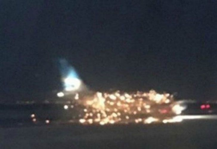 Un avión de Aerolíneas se prendió fuego en el aeropuerto JFK de Nueva York