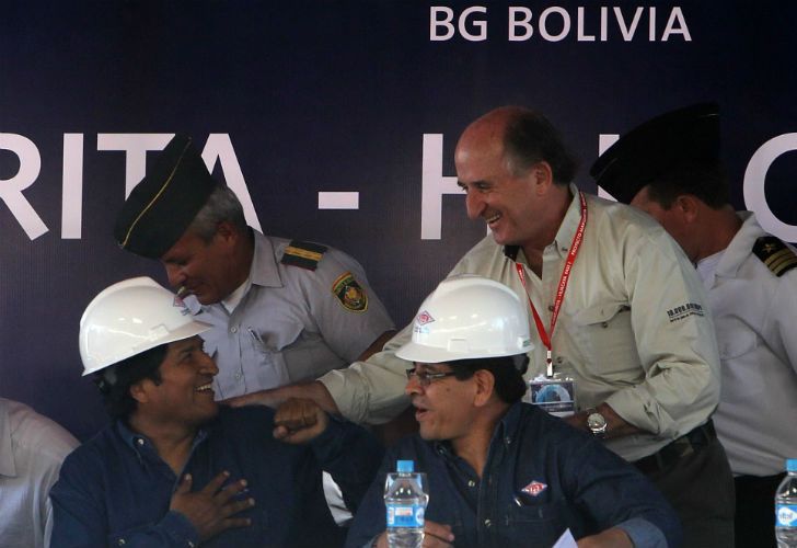 Evo Morales y Brufau se elogian tras la expropiación