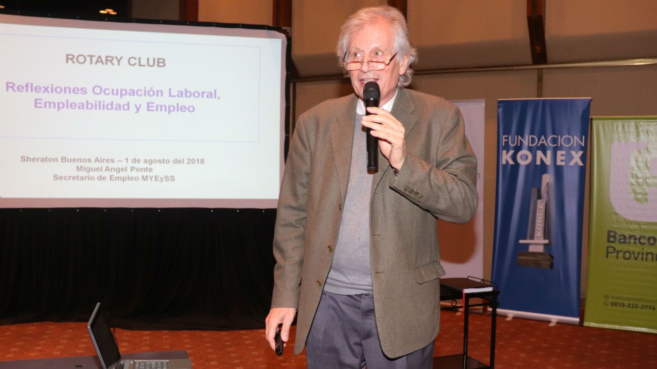 Miguel Ángel Ponte: "Para generar empleo se necesita salud en la economía"