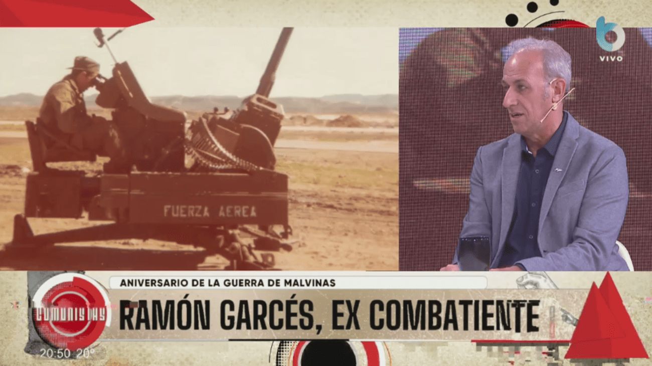 Ramón Garcés, excombatiente de Malvinas: "Pasé 25 años sin hablar de la guerra"