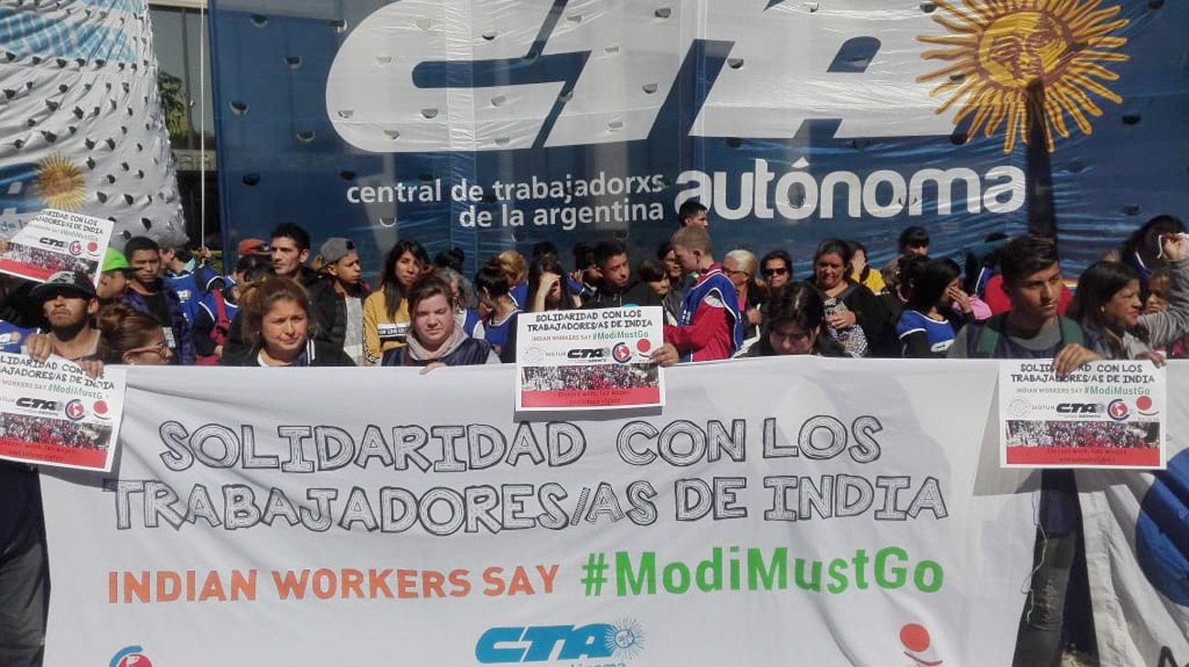 Conflictos en India y Kurdistán provocan protestas en calles de Buenos Aires