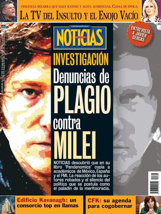 Según la editorial, no hubo un "ghostwriter" en el libro de Javier Milei