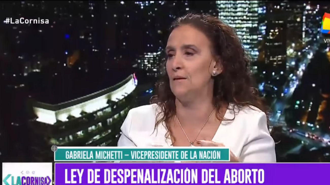 Michetti: "Abortar no es una decisión de cada mujer porque es decidir sobre otra vida"