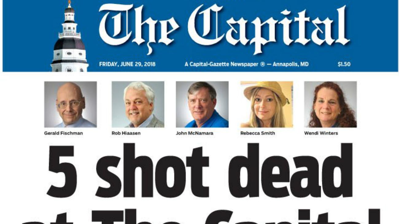 Relato de horror en la redacción del "Capital Gazette" de EE.UU.