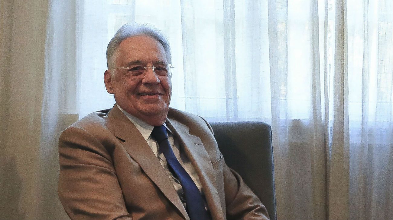 Fernando Henrique Cardoso: "No sé qué va a ser del futuro de nuestra sociedad"