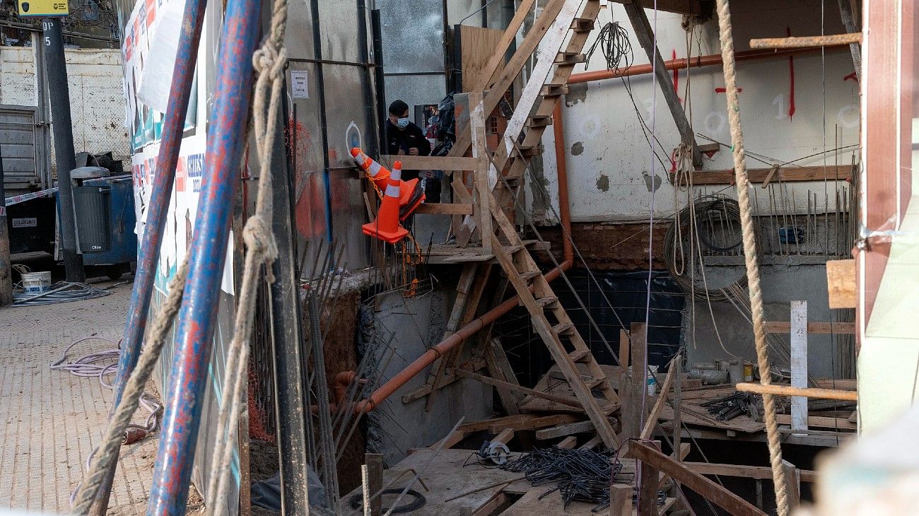 Palermo: al menos dos obreros heridos por el derrumbe de una obra en construcción