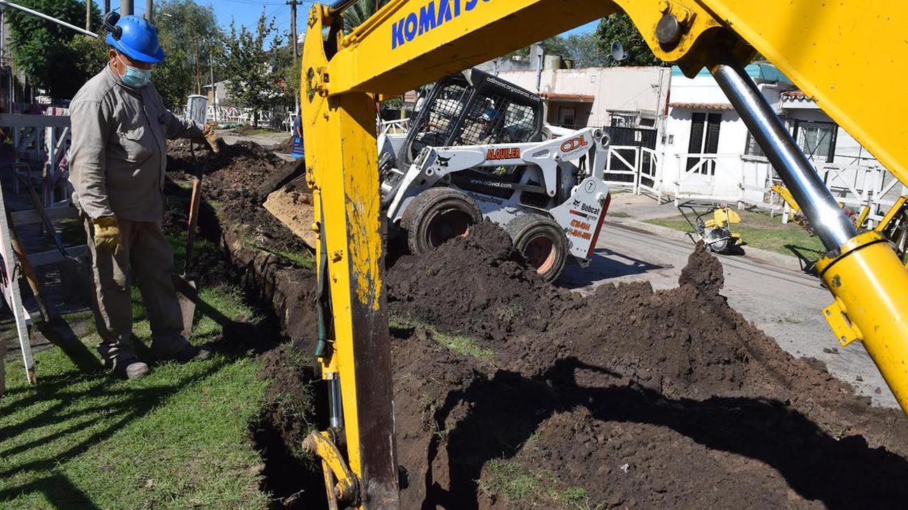 Pavimentos, cloacas y agua potable: crecen las obras en Ituzaingó