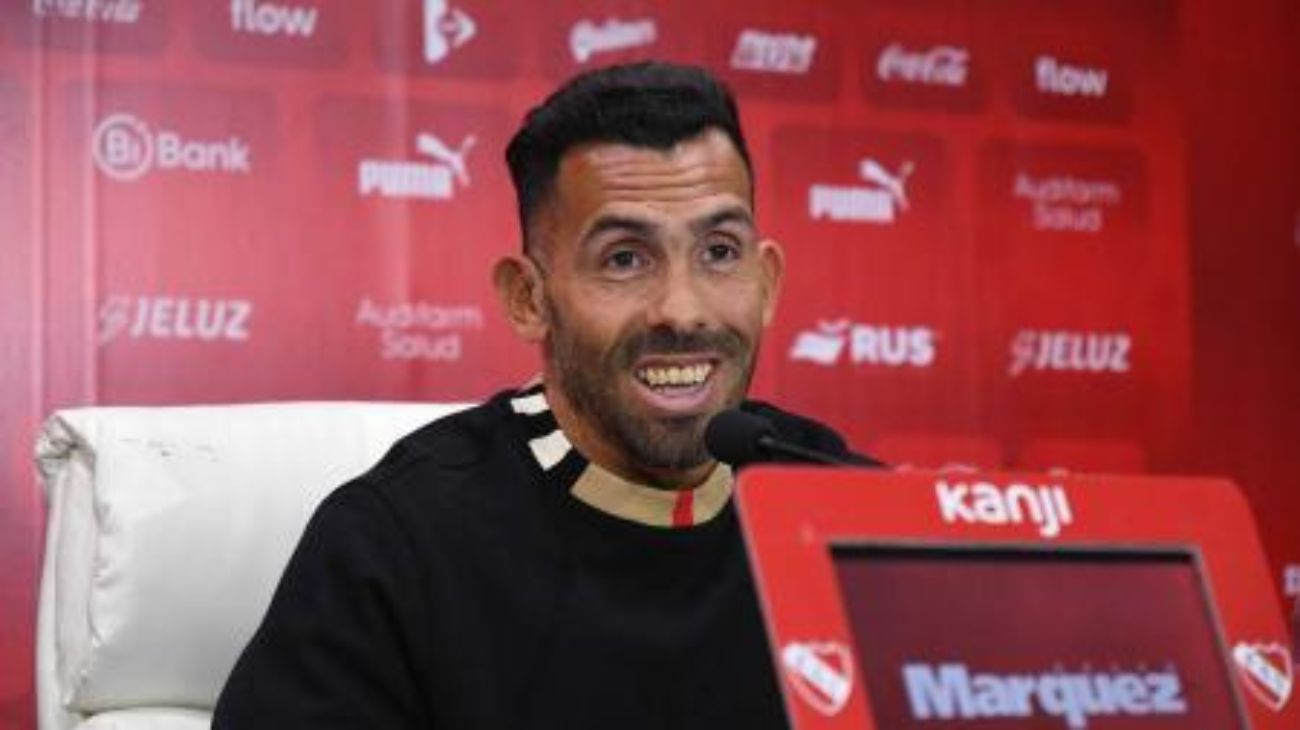 Independiente: Carlos Tevez fue presentado como nuevo DT