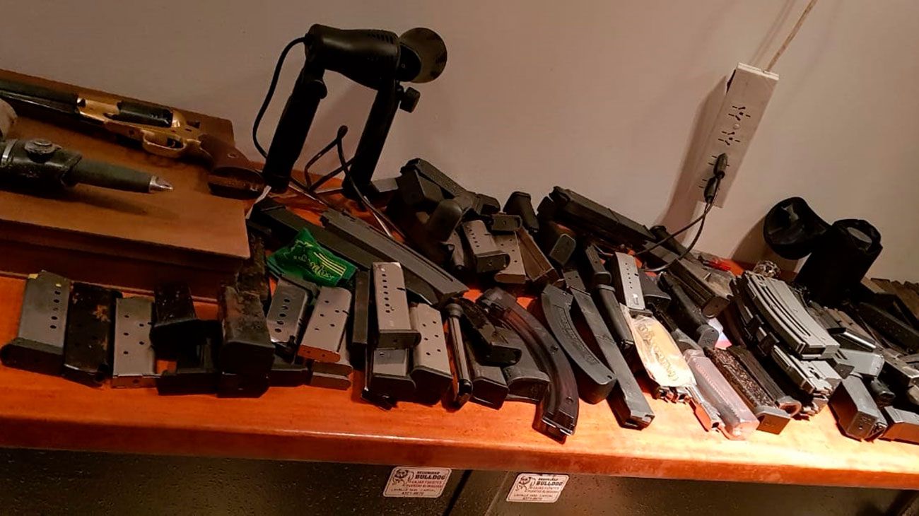 Encontraron cientos de armas en bóvedas ocultas a Mauricio Yebra, mano derecha de Marcelo Balcedo