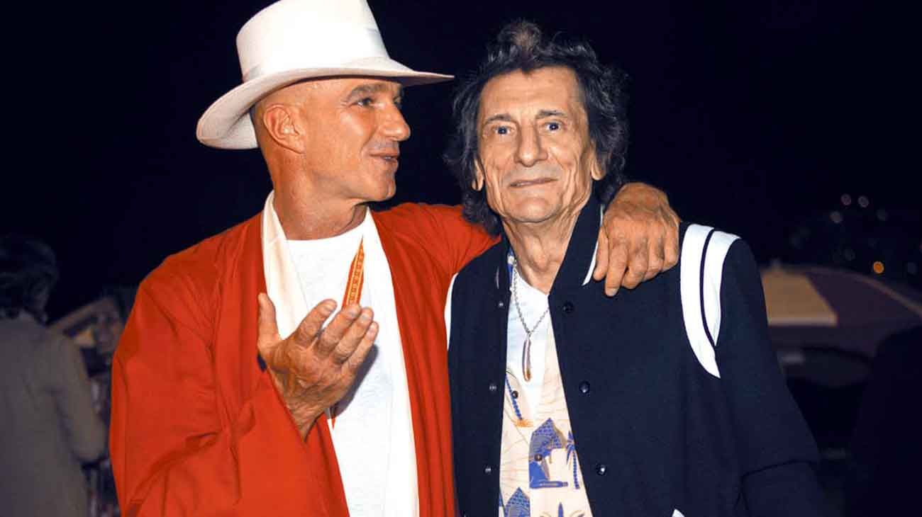 Ron Wood fue el invitado especial al cumpleaños de Alan Faena