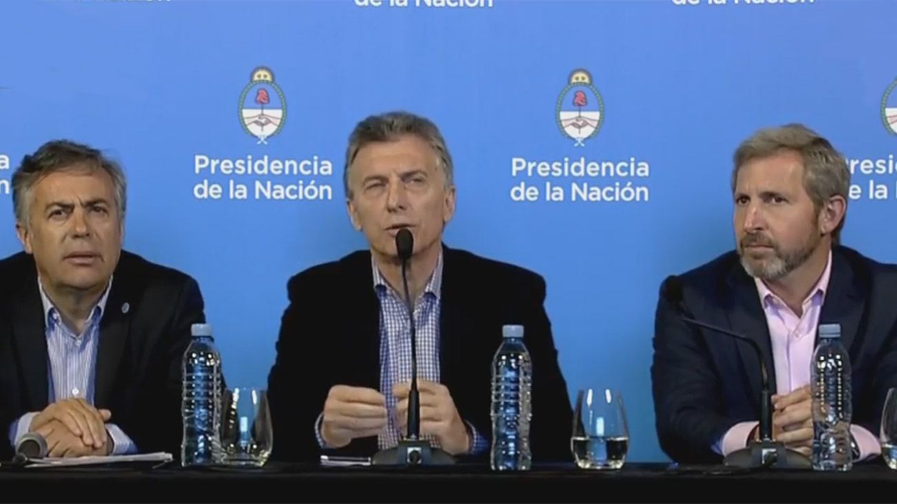 Mauricio Macri: "El acuerdo con el FMI nos va a dar tranquilidad"