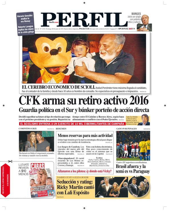 CFK arma su retiro activo 2016