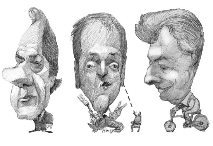 Scioli, Massa y Macri, tres en uno