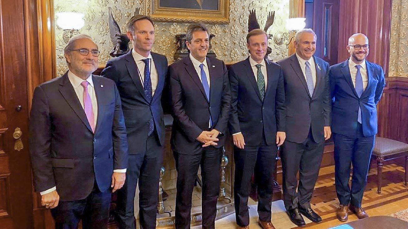 Alimentos y energía, los ejes de las reuniones de Massa en la Casa Blanca