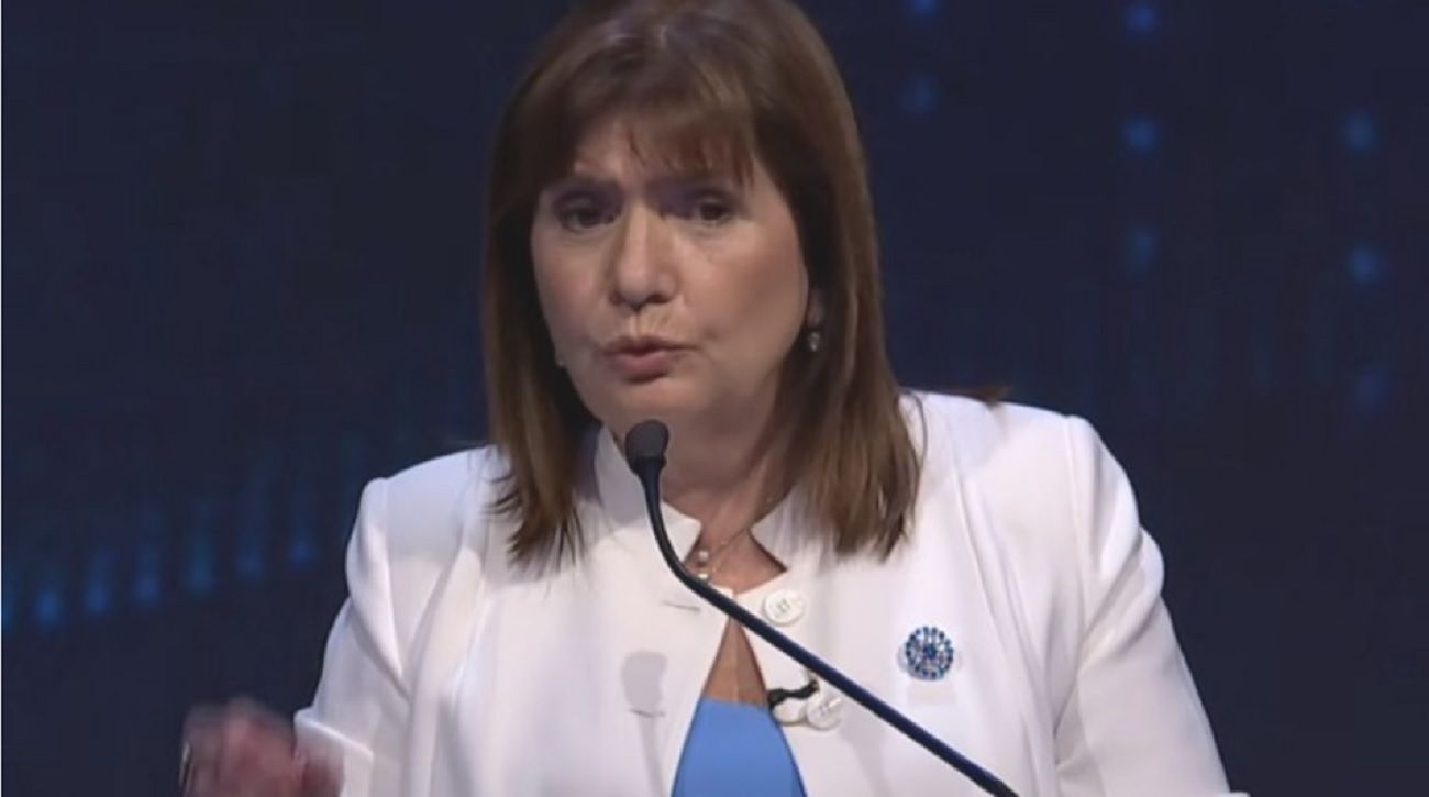Patricia Bullrich: "Massa es presidente en funciones y su gestión es un desastre"