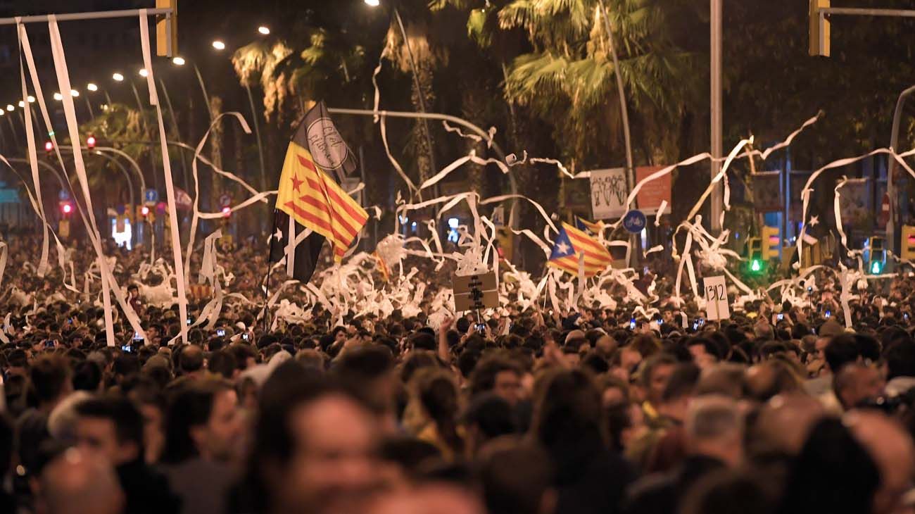 Cataluña paralizada por las protestas independentistas