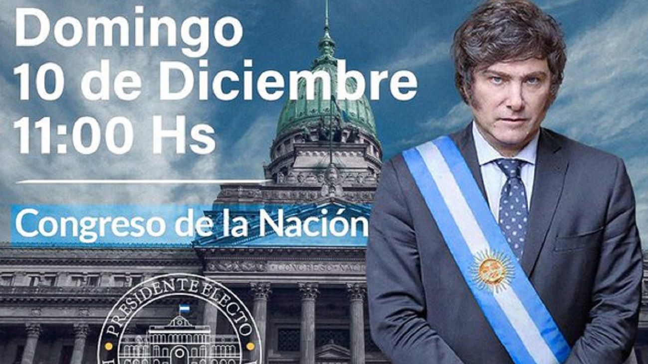 Movilización autogestionada y banderas argentinas para la jura