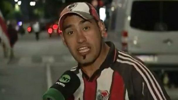 El mensaje de paz del hincha de River que se viralizó