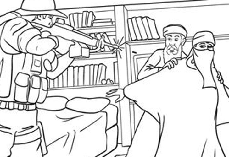 Un libro infantil para "colorear" la ejecución de Bin Laden desata la polémica en EE. UU.