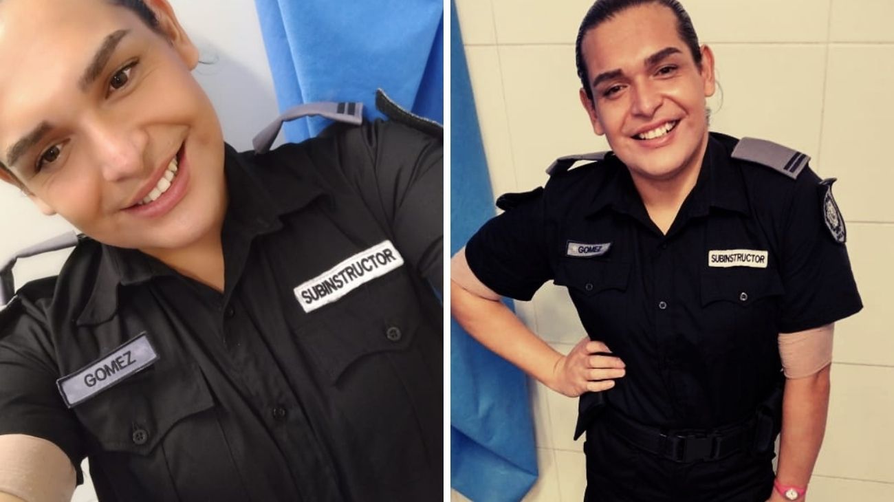La historia de Narela Gómez, la primera policía trans de la provincia de Santa Fe