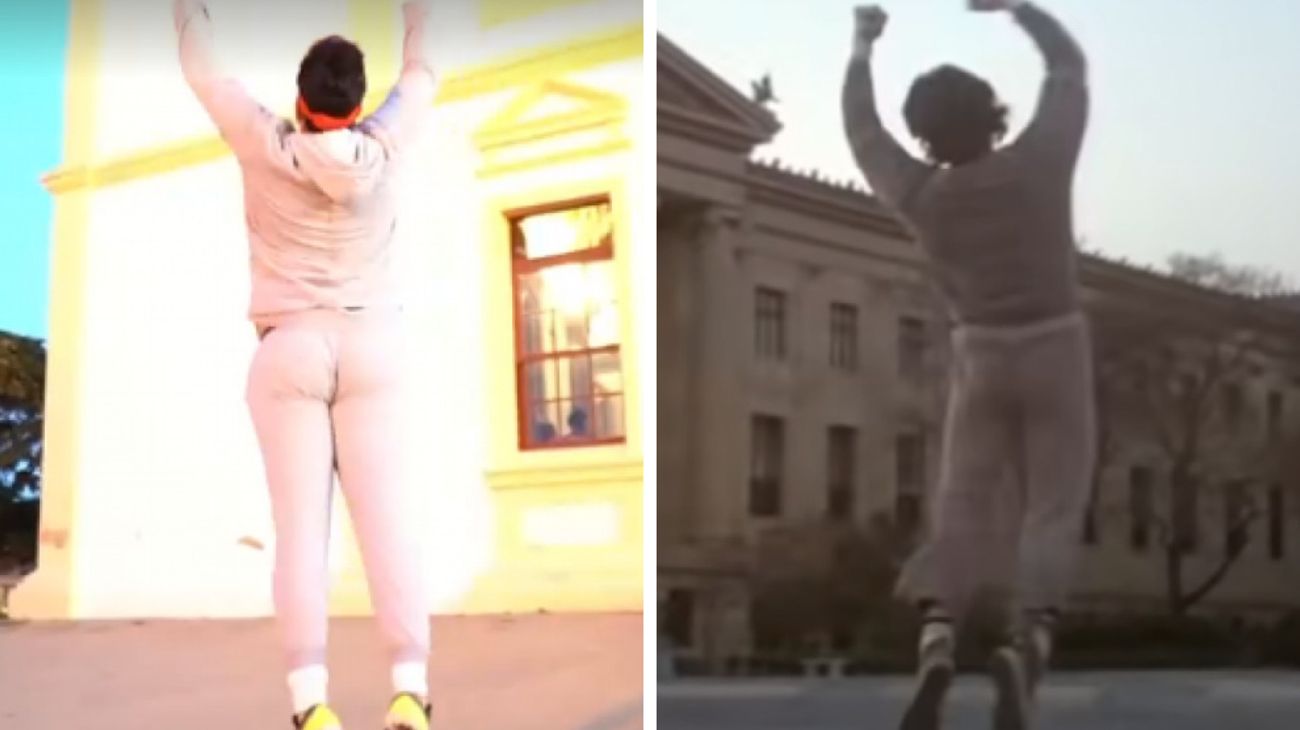 Video: un alcalde brasileño imitó a Rocky Balboa para inaugurar un centro de boxeo