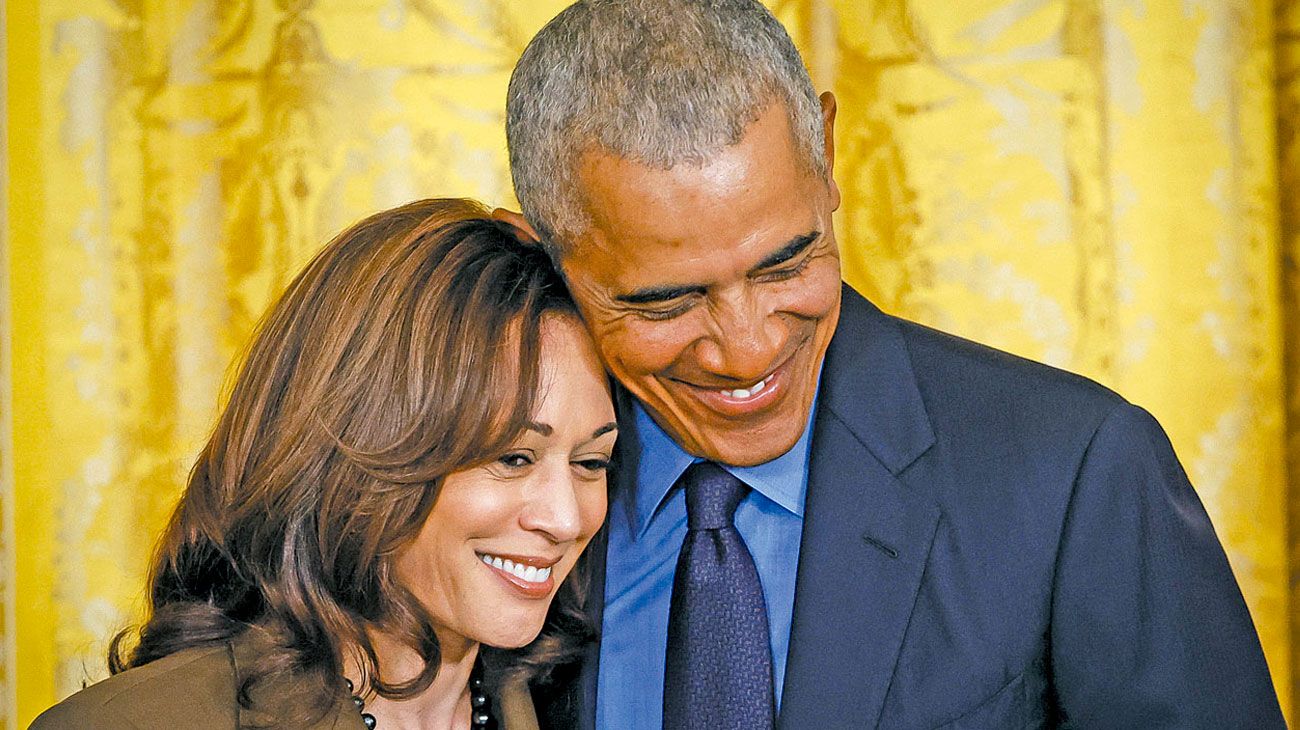 Finalmente llegó el apoyo de los Obama para Kamala Harris