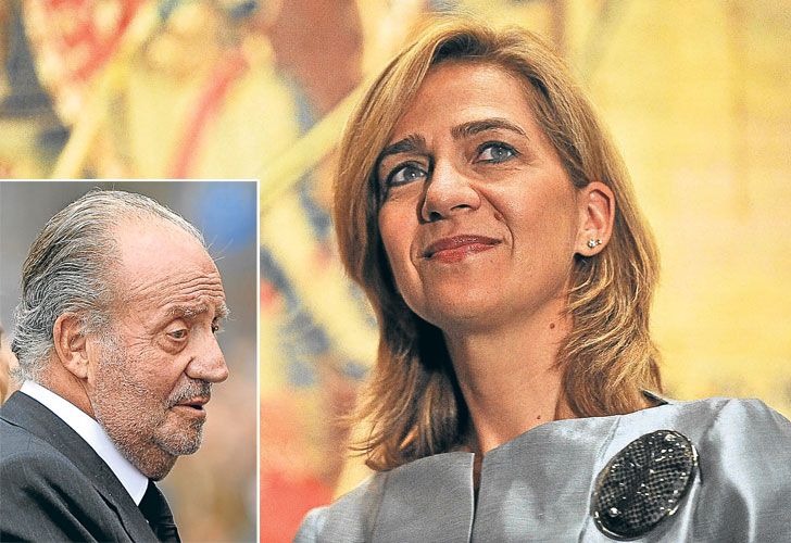 La infanta Cristina esquivó su presencia ante la ley