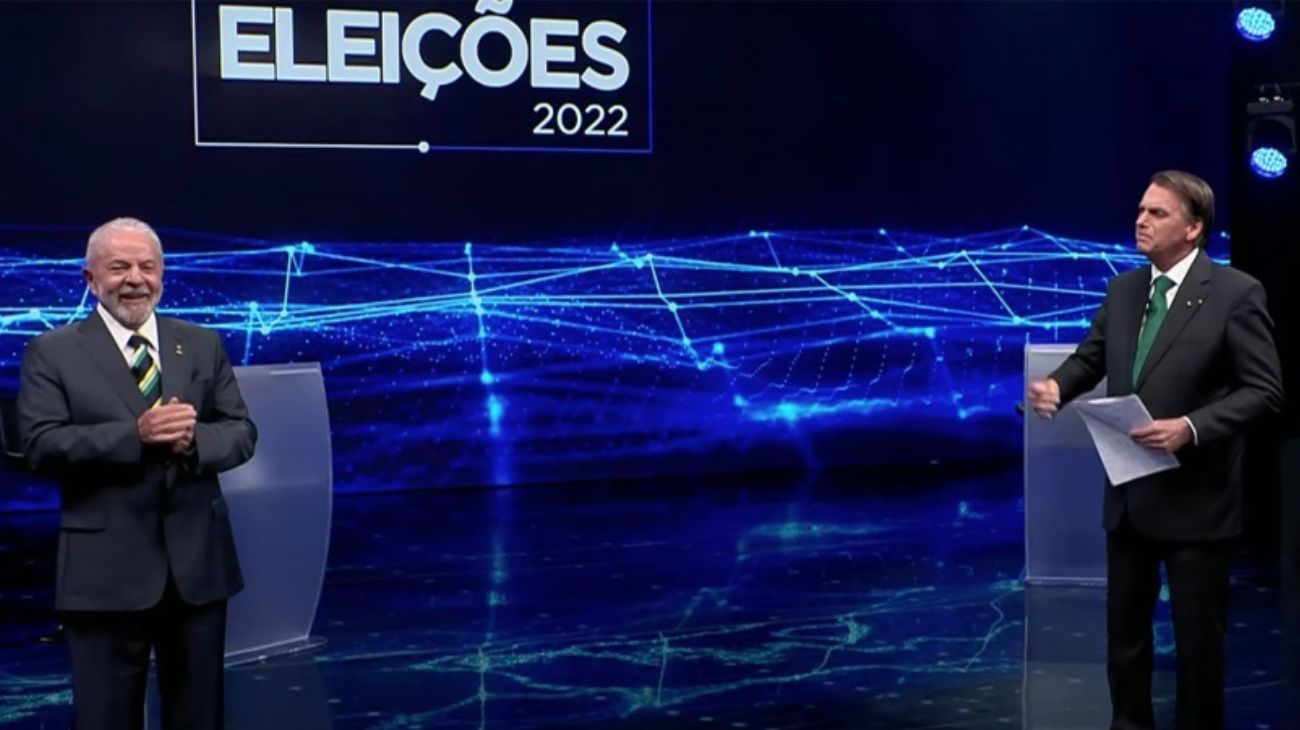Bolsonaro y Lula se sacaron chispas en el debate