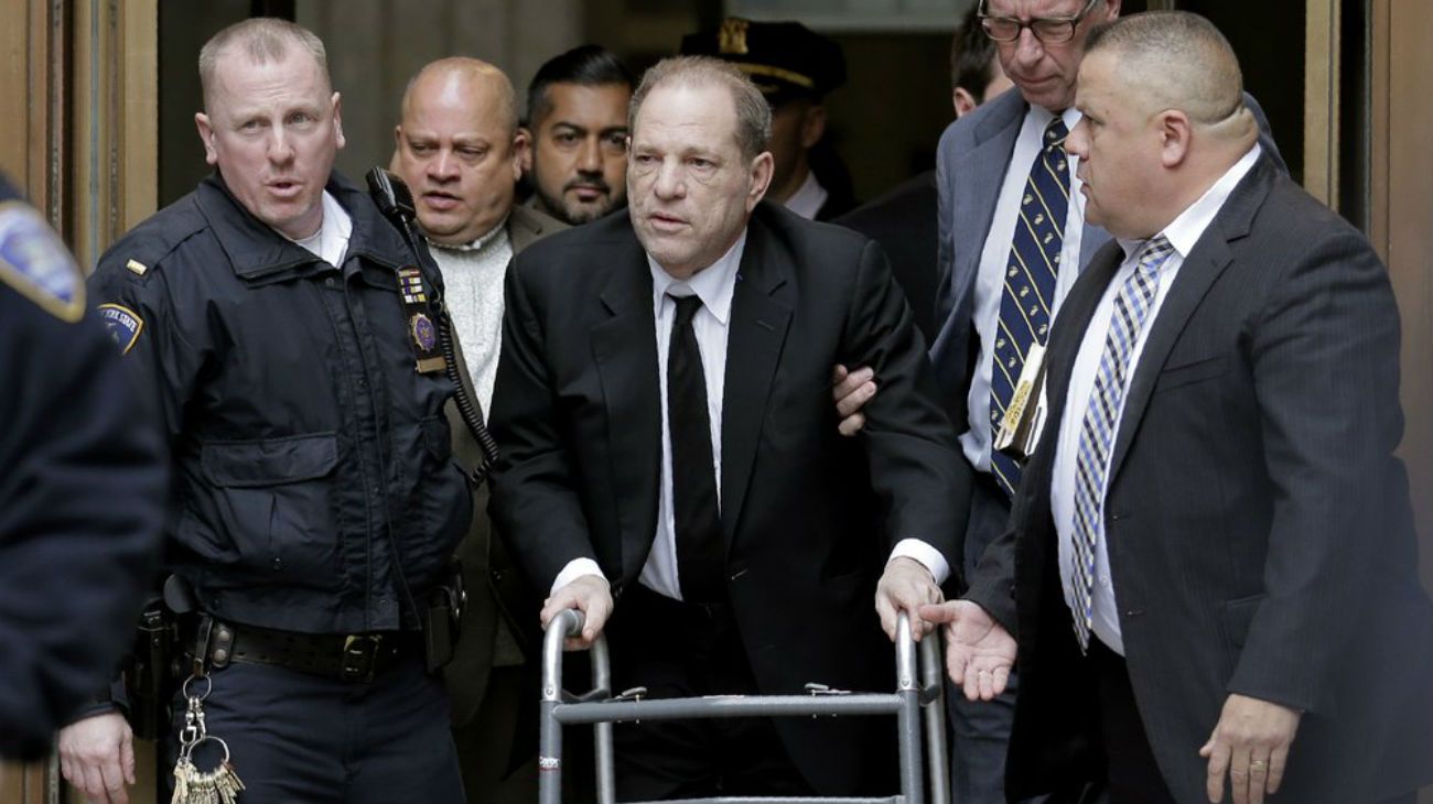 Harvey Weinstein presenta síntomas de Covid y fue aislado en prisión