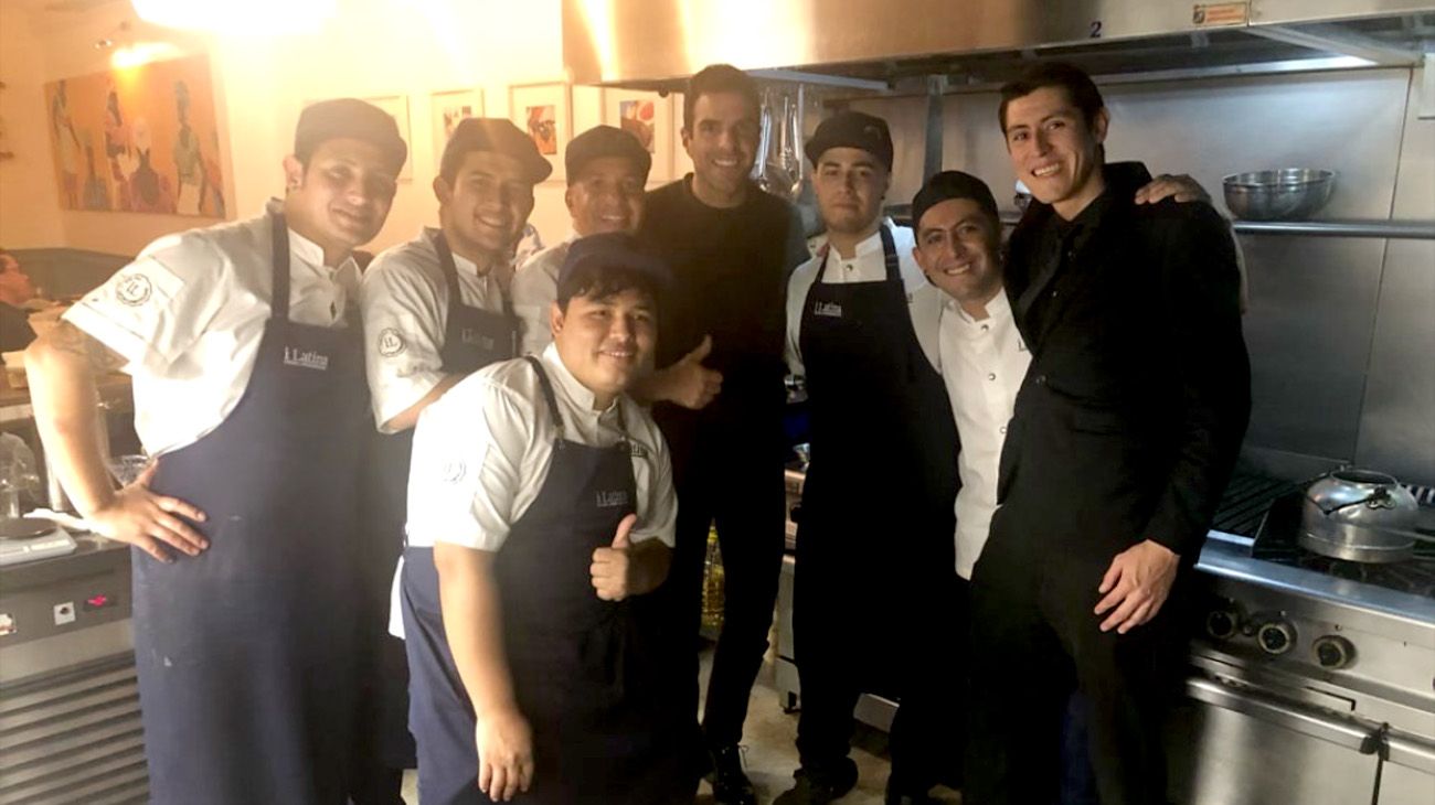 Zachary Quinto llegó a Buenos Aires de la mano del hijo de Stephen King