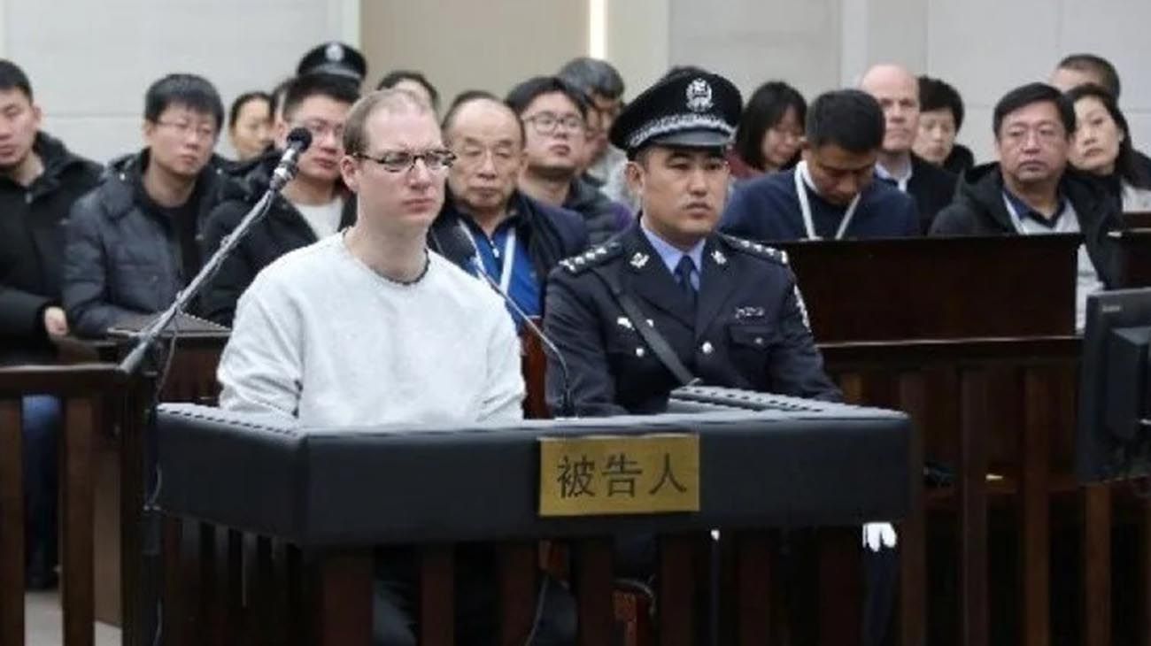 Un tribunal chino condenó a un canadiense a pena de muerte por tráfico de drogas