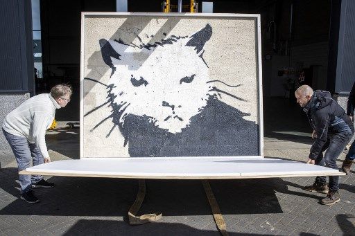 Un mural gigante de Banksy que estaba en Liverpool se rematará en Holanda