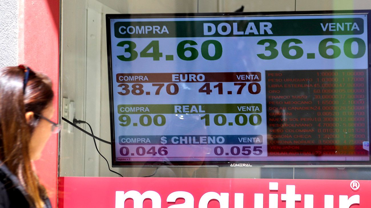 El dólar comenzó la semana sin cambios y cerró al mismo valor del viernes