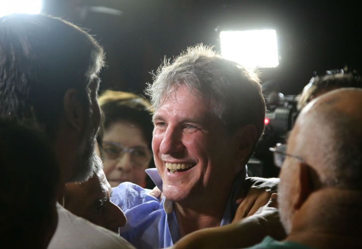 Nacieron Simón y León, los mellizos de Amado Boudou