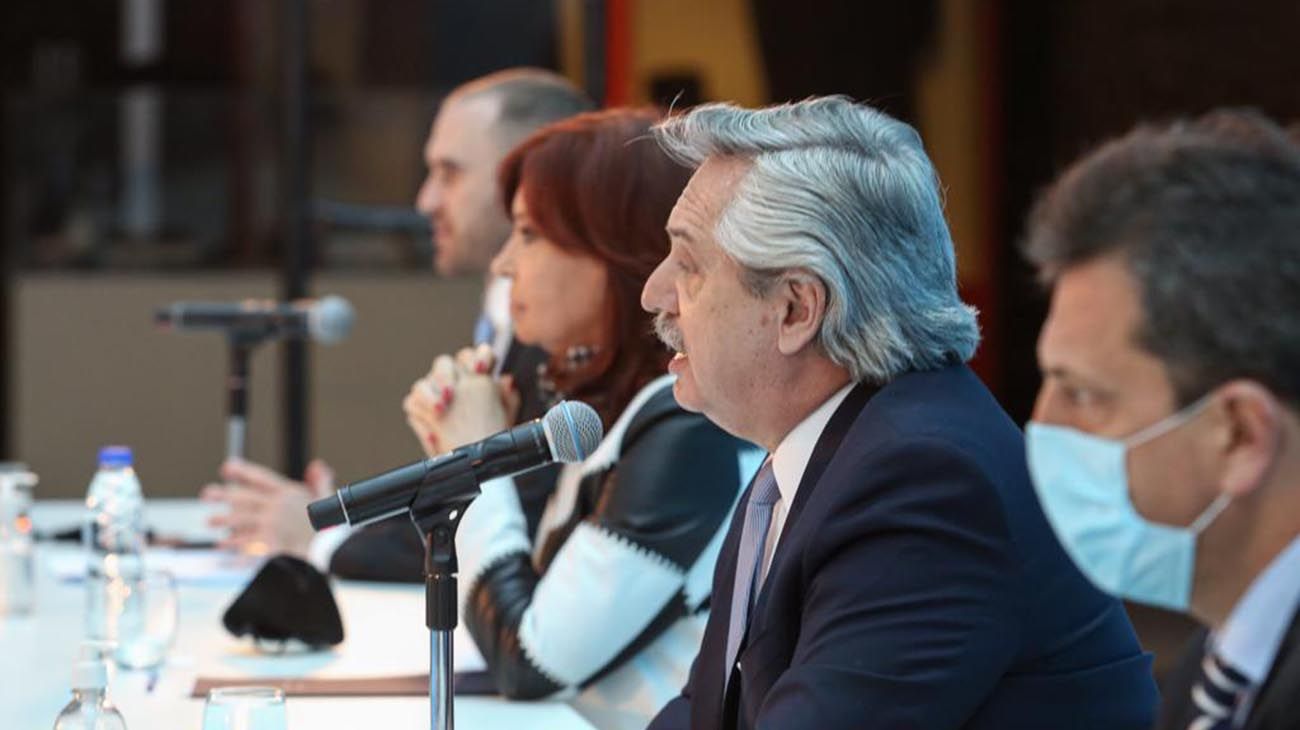 Alberto Fernández y la "herencia macrista": "Que no nos pase nunca más"