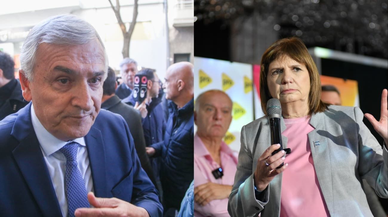 Gerardo Morales le dijo que está "alterada" a Patricia Bullrich y ella lo cruzó