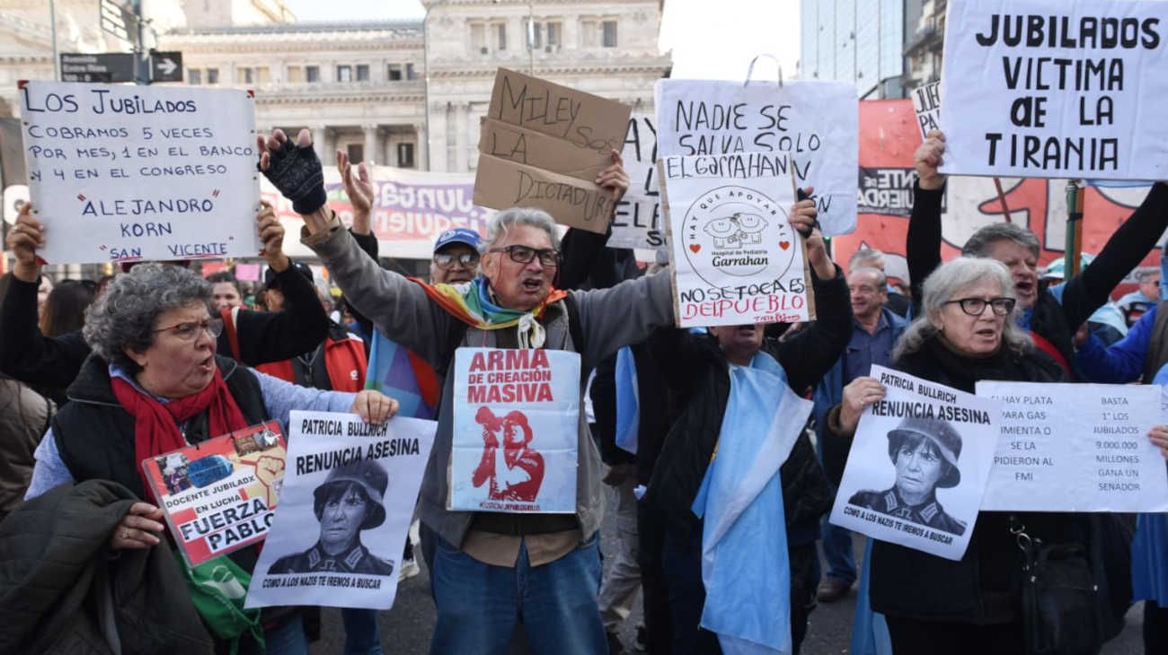 Rechazan las críticas que tacharon de "politizada y desnaturalizada" la movilización unificada del miércoles frente al Congreso
