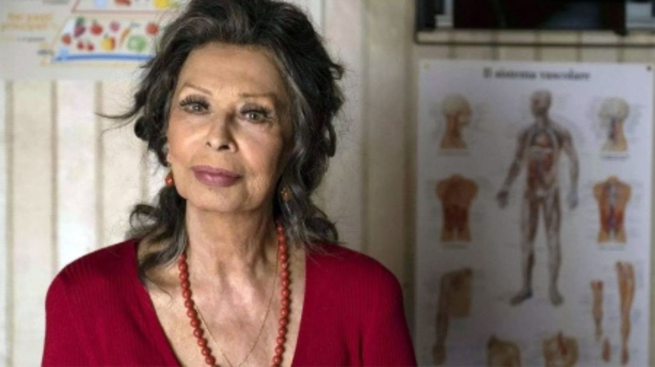 Sofía Loren, operada por una fractura de cadera