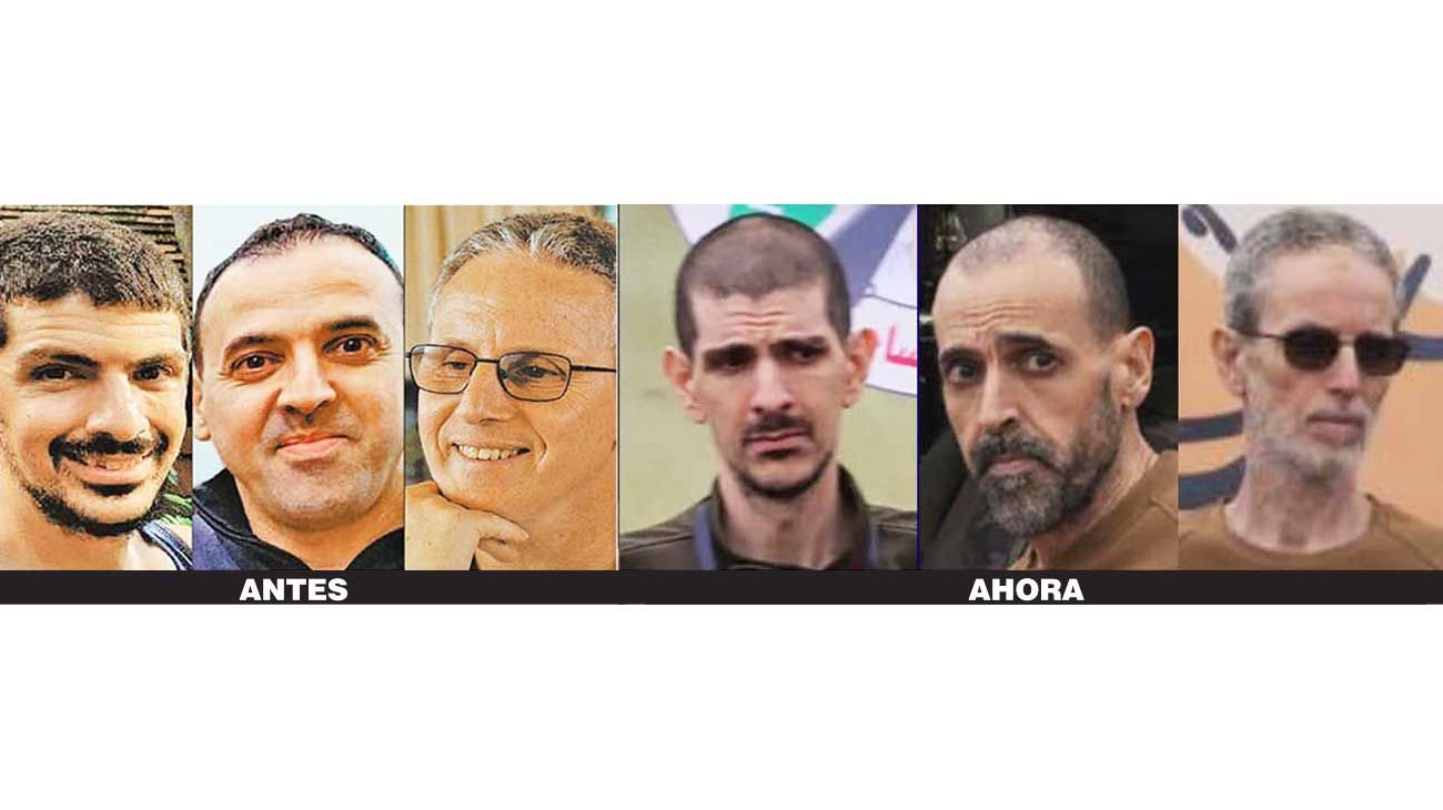 Nuevo "show del horror" de Hamas en la liberación de tres rehenes israelíes