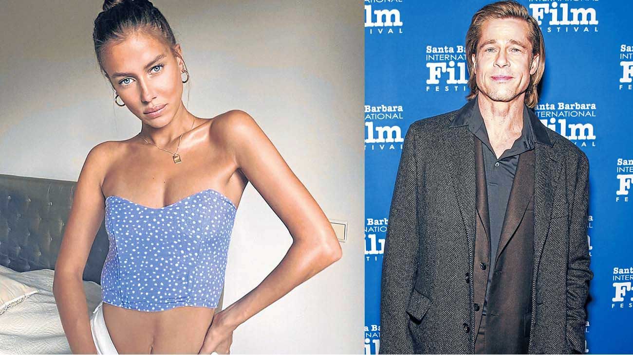 Brad Pitt tiene novia: es modelo, alemana, 27 años e hijo de 7