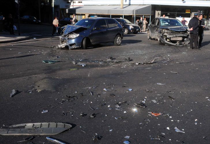 Mañana de choques en la ciudad de Buenos Aires