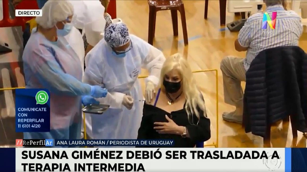Susana Giménez "no tiene fiebre pero no satura bien el oxígeno en sangre”