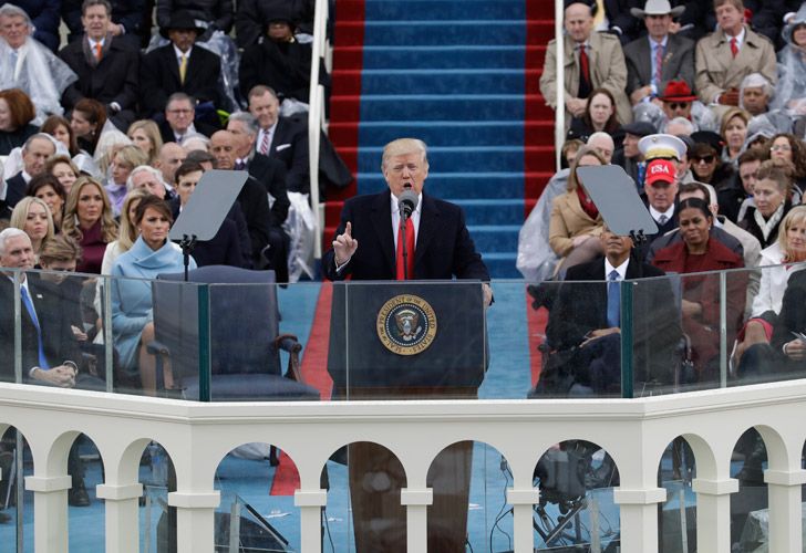 Así fue la ceremonia de asunción de Donald Trump como presidente